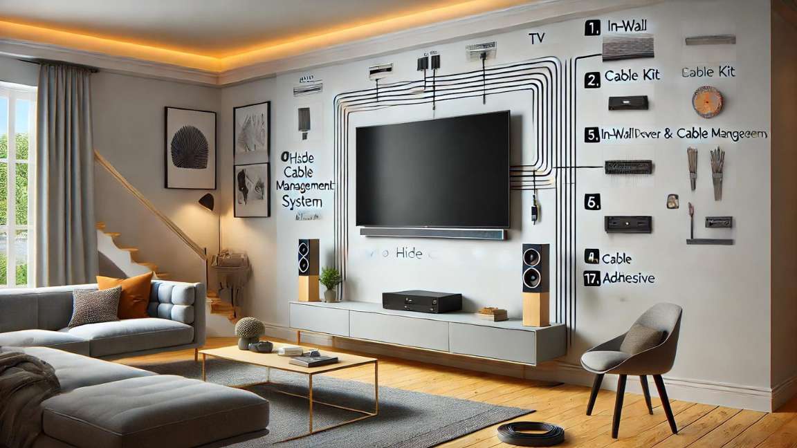 How to Hide Cable Wires for Your Wall Mounted TV